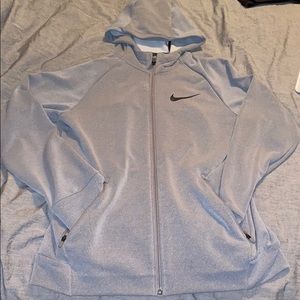 Nike Dri-fit zip up hoodie Used once